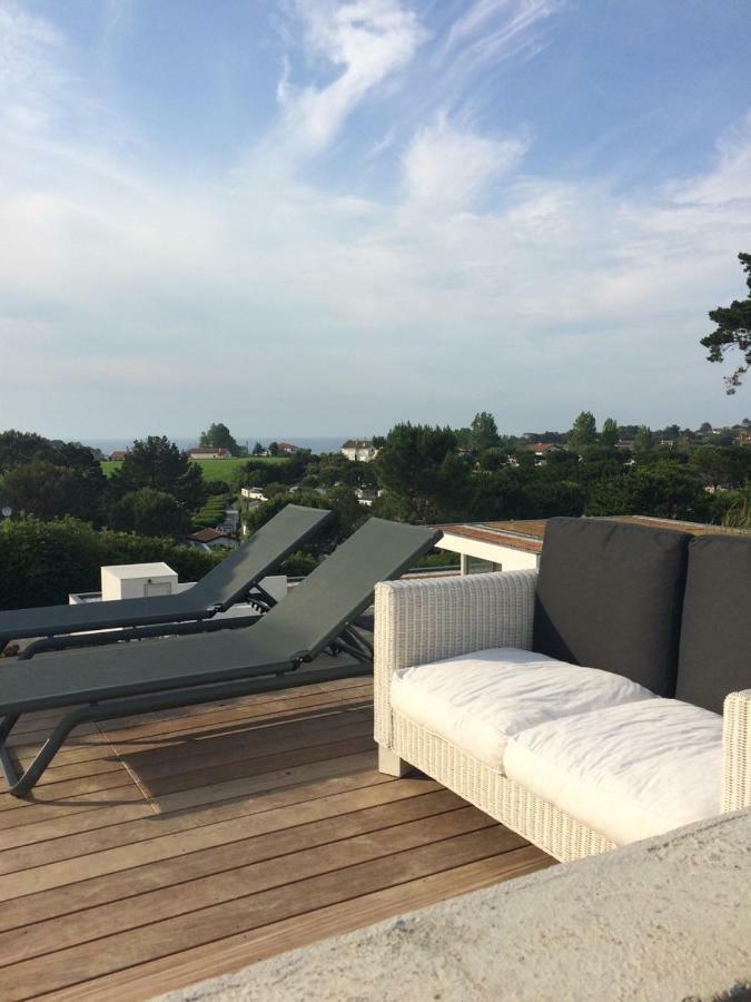 Villa Avec Piscine Privee, Vue Sur Mer Et Plage A Pied 800M Saint-Jean-de-Luz Eksteriør billede